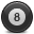ball, eigth, pool icon