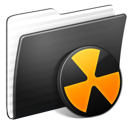 folder,burnable,stripped icon