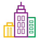 business center, city, home, house, , office svg vector icon