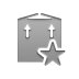 send,box,star icon