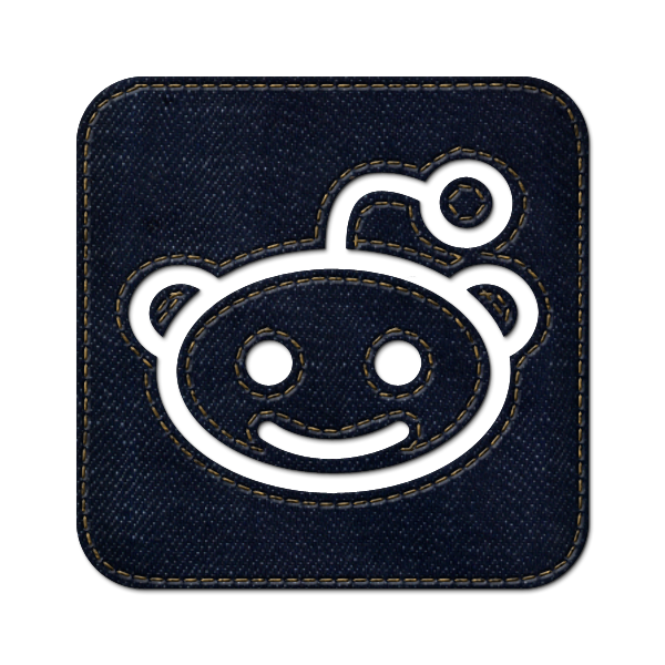 denim,jean,social,reddit,logo,square icon