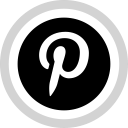 logo, media, pinterest, social svg vector icon