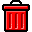 trash,empty,blank,recycle bin icon