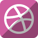 dribbble svg vector icon