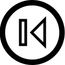 first, first track, media control, multimedia svg vector icon