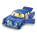 boot, car, mercedes, open icon