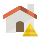 home,pyramid icon