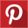 social,media,flat,shadow,set,pinterest icon