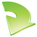 left, turn icon