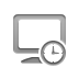 monitor,clock icon