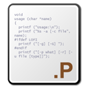 p, source icon