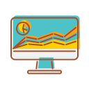 bank, data, financial, internet, technology, visualization svg vector icon