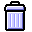 trash,empty,blank,recycle bin icon