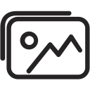 album, gallery, image, photo, photography, picture svg vector icon