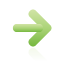arrow, green, right icon