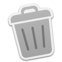 trash,empty,blank,recycle bin icon