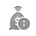 money,bag,dollar,info icon
