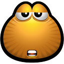 brown, emot, monster, monsters, smiley, yellow icon