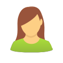avatar, female, person, profile, user, website, woman svg vector icon