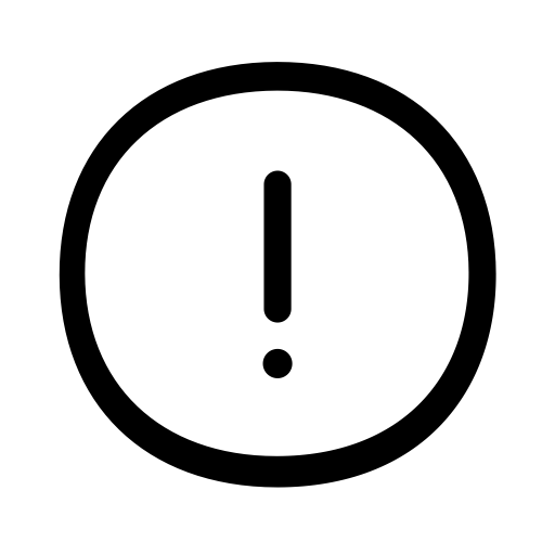Ue70a Alert Donut Outline svg vector icon