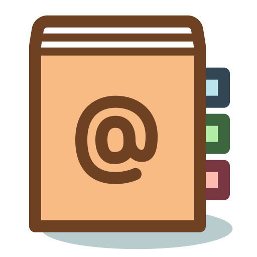 Address Book svg vector icon