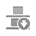 distribute,vertical,bottom,down icon