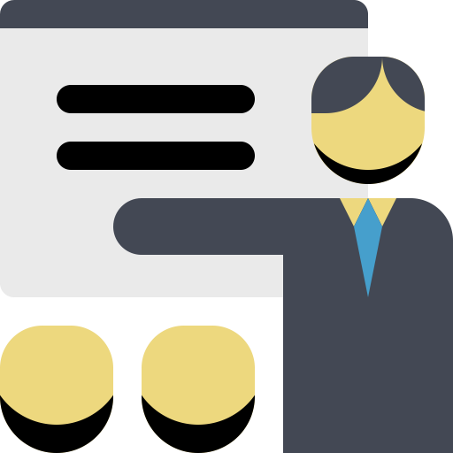 Presentation svg vector icon