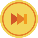 audio, forward, media, media player, music, skip, video player svg vector icon