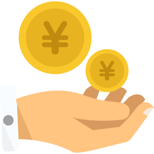 Interest Rate Allocation svg vector icon