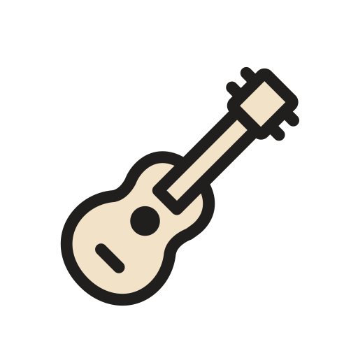 Guitar svg vector icon