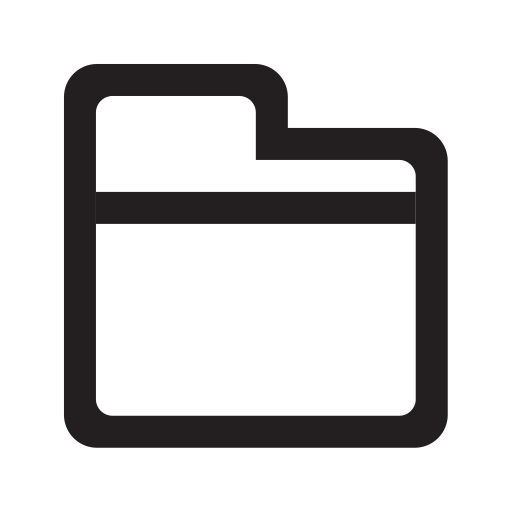 Folder svg vector icon