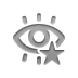 red,eye,star icon