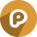 p, plurk svg vector icon