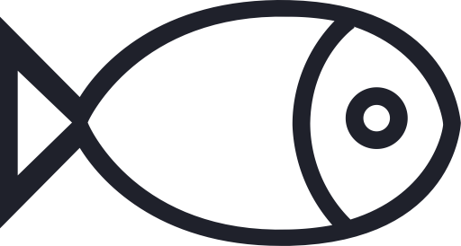 I Seafood svg vector icon
