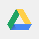 colored, google drive, high quality, media, social, social media, square svg vector icon