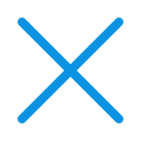 cancel, cross, delete svg vector icon