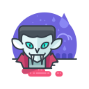 costume, halloween, monster, scary, spooky, vampire svg vector icon
