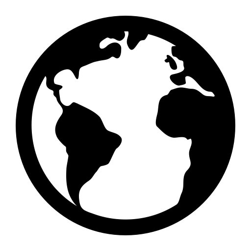 Earth svg vector icon
