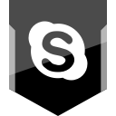 logo, skype, social svg vector icon