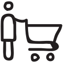 buy, cart, container, ecommerce, sale, shopping, trolley svg vector icon