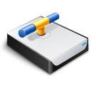 network,drive,connected icon