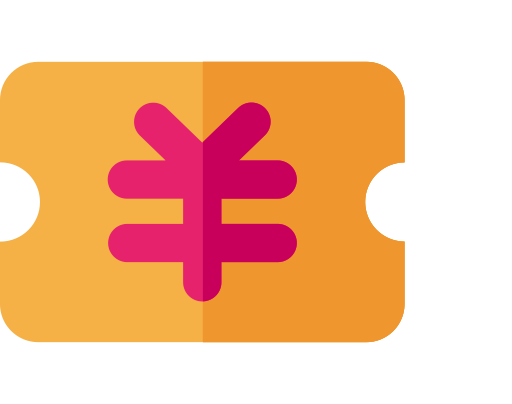 Cash Coupon svg vector icon