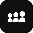 media, my space, social, space svg vector icon