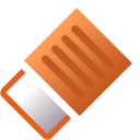 draw, eraser icon