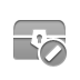 treasure,chest,cancel icon