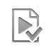 playlist,checkmark icon