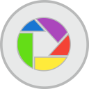 logo, photo, picasa svg vector icon