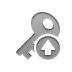 key,key up,up icon