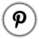 corporate, creative, design, modern, network, online, pintrest svg vector icon