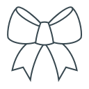 bow, bowknot, decoration svg vector icon